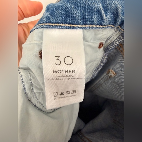 MOTHER Superior The Tomcat Roller Pretty Is As Pretty Does Blue Size 30 - Picture 8 of 12